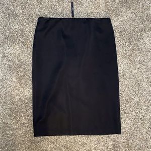Black pencil skirt